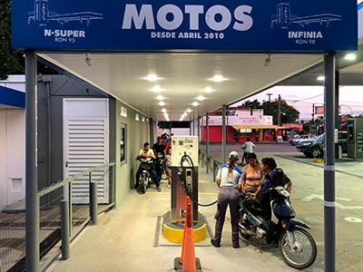 Estaciones de Servicio para motos (MOTO STOP) Isla de Motos